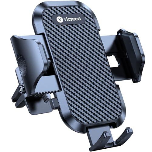VICSEED 2025 Upgrade Ultra Stable Car Phone Holder Mount [Never Fall Off & Won't Break] Universal Air Vent Phone Mount for Car Easy Clamp Phone Holders for Your Car for iPhone 17 Pro Max 16 15 14 13 - Image 1