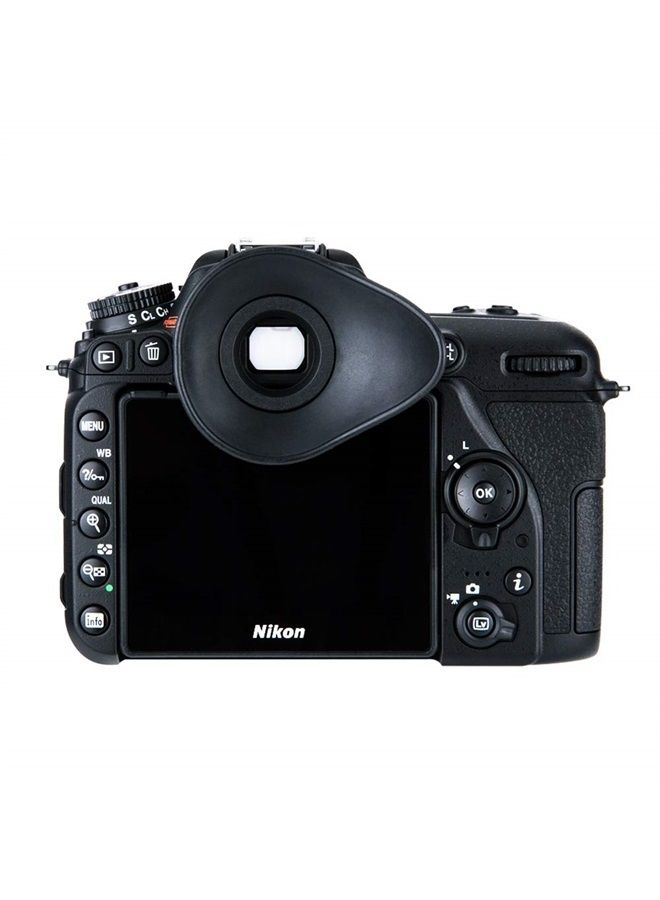 JJC Oval Eyecup Eyepiece Viewfinder for Nikon D7500 D7200 D7100 D7000 D5600 D5500 D5300 D3500 D3400 D780 D750 D610 D90 D80 & More, 360° Rotatable Design Replaces Nikon DK-25/20/21/23/24 Eye Cup - Image 3