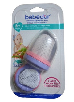 Fruit teether with extra spare part