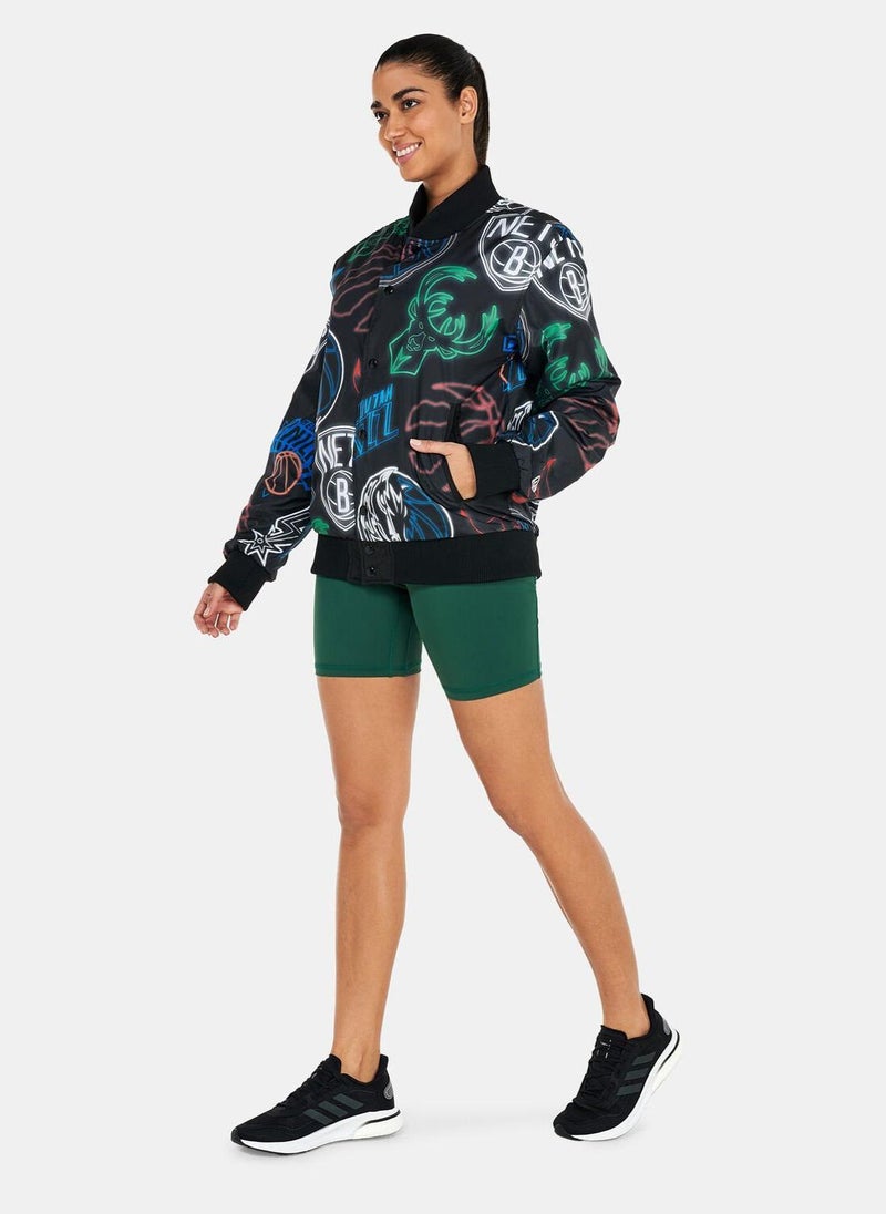 NEW ERA NBA Printed Bomber Jacket - Image 5