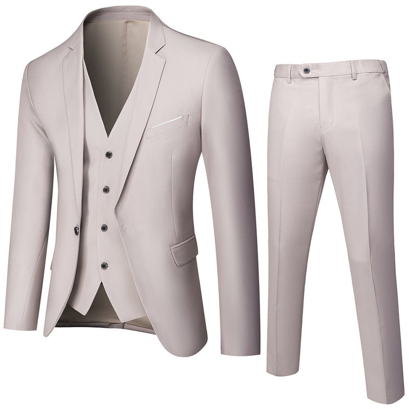 Explosive Suit Men'S Korean-Style Slim-Fit Wedding Dress Groom Business Casual Suit Men - Image 5