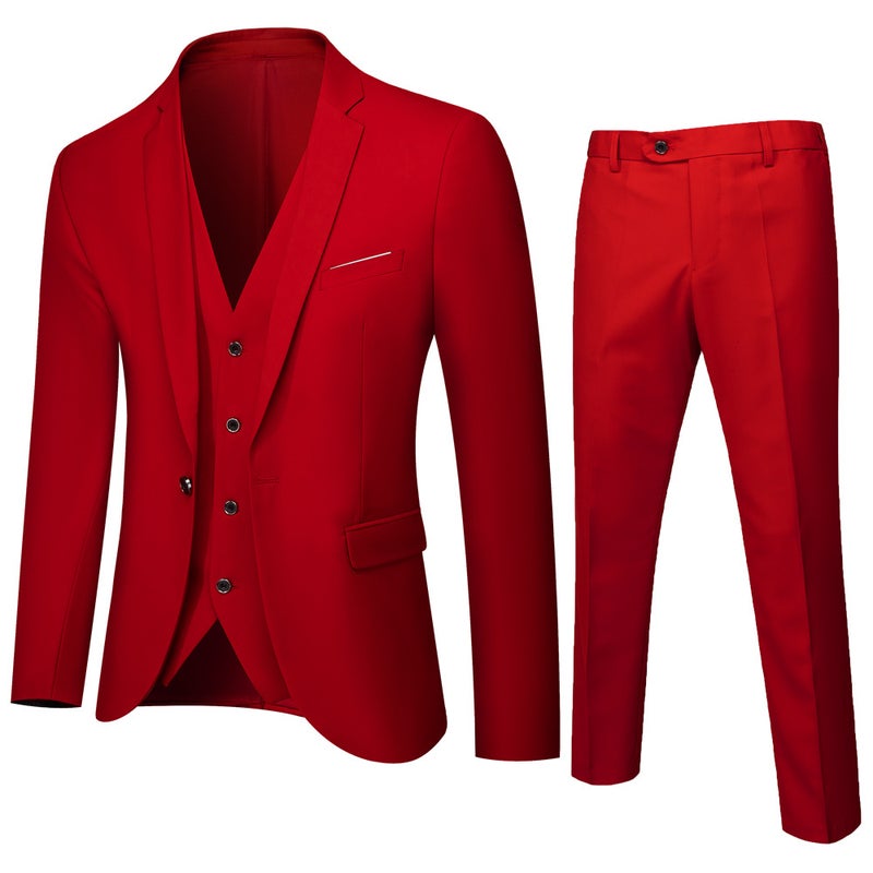 Explosive Suit Men'S Korean-Style Slim-Fit Wedding Dress Groom Business Casual Suit Men - Image 1