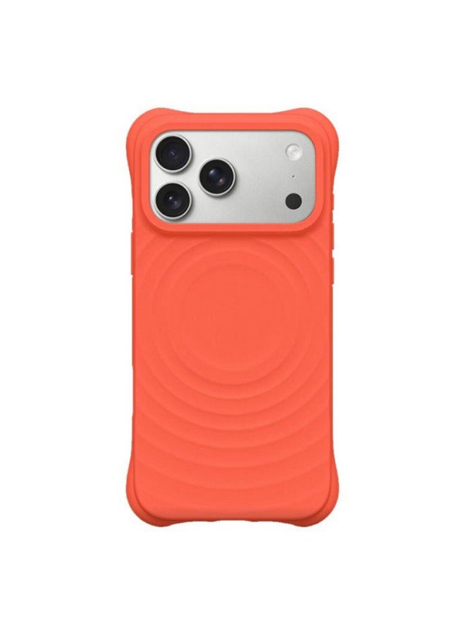 Suitable For Iphone 17 Pro Max Case, Apple 17 New Wave Liquid Silicone Magnetic Anti-fall Protective Cover
