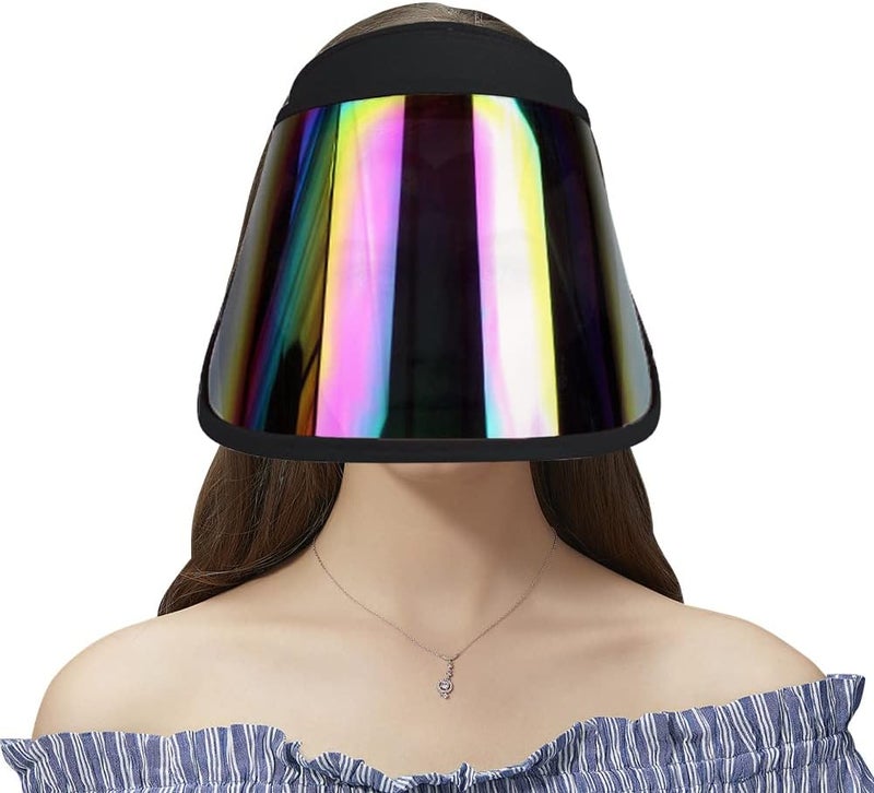 VIOKKO Face_Shield Protector Sun Visor Hat UV Protection Summer Sun Cap Great for Oudtoor Hiking Camping Golf Tennis Cycling - Image 1
