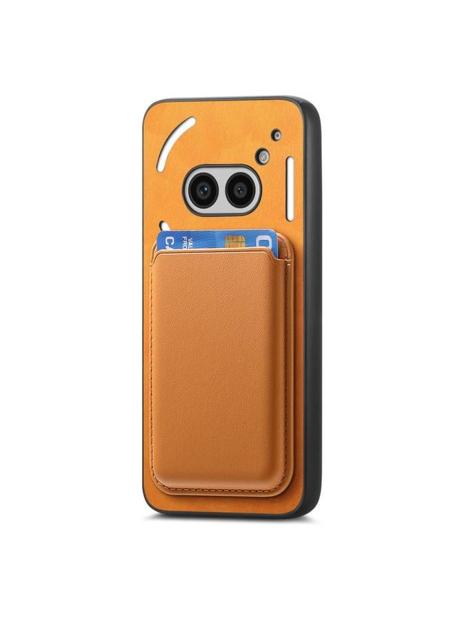 S-TOP Case For Nothing Phone 2a Retro Magsafe Card Bag PU Back Cover Phone Case - Image 2