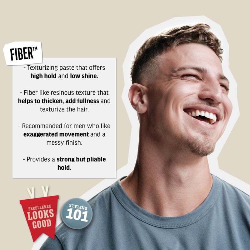 American Crew Men's Hair Fiber, Like Styling Gel with High Hold & Low Shine, Travel Size, Stocking Stuffer for Him, 1.7 oz - Image 3