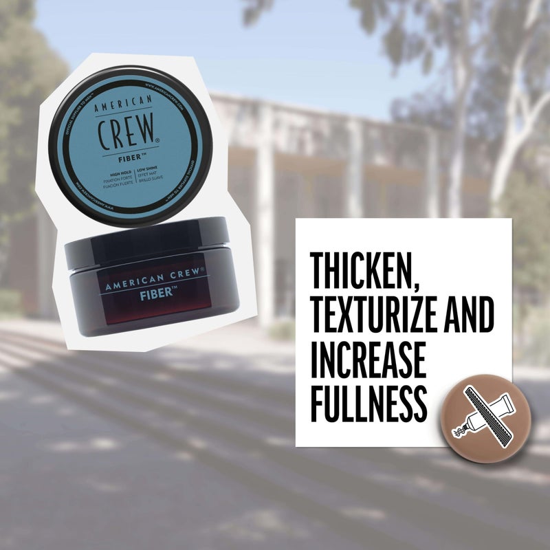 American Crew Men's Hair Fiber, Like Styling Gel with High Hold & Low Shine, Travel Size, Stocking Stuffer for Him, 1.7 oz - Image 4