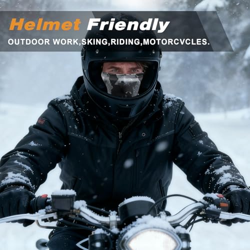 HEGGCOOE Balaclava Ski Mask for Men Women,Windproof Thermal Winter Face Mask for Cold Weather Skiing Cycling Snowboarding Camo - Image 4
