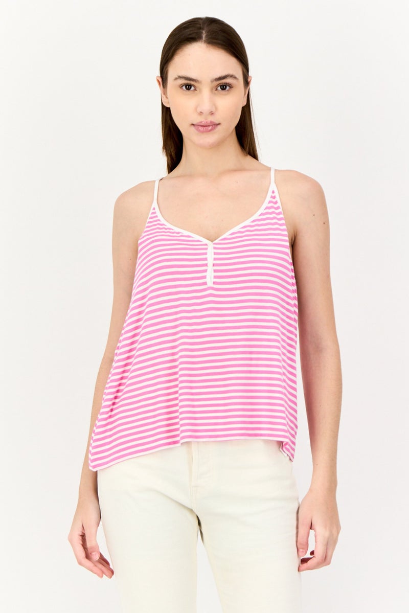 Aerie Women Stripe Sleeveless Tank Top, Multicolor - Image 1