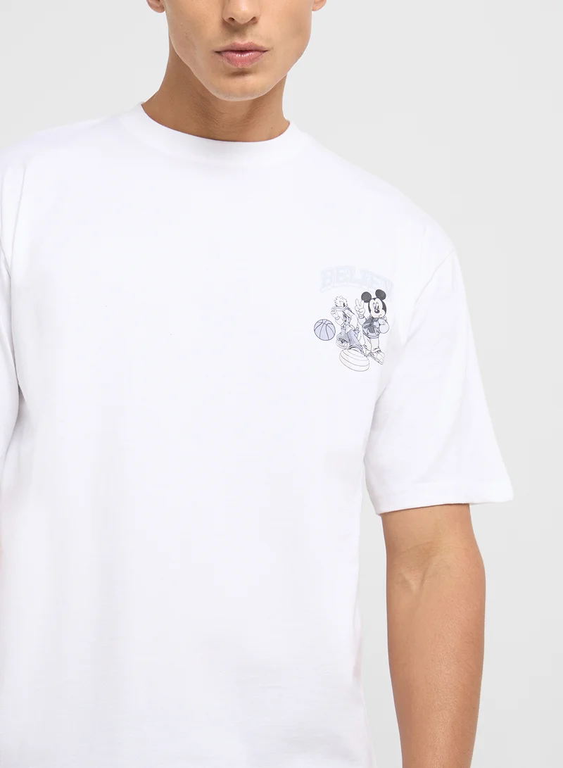 Disney Oversized Graphic T-Shirt