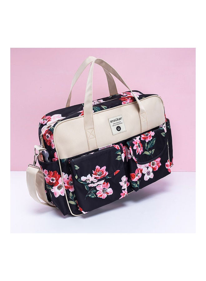 Floral Printed Baby Diaper Handbag - Image 3