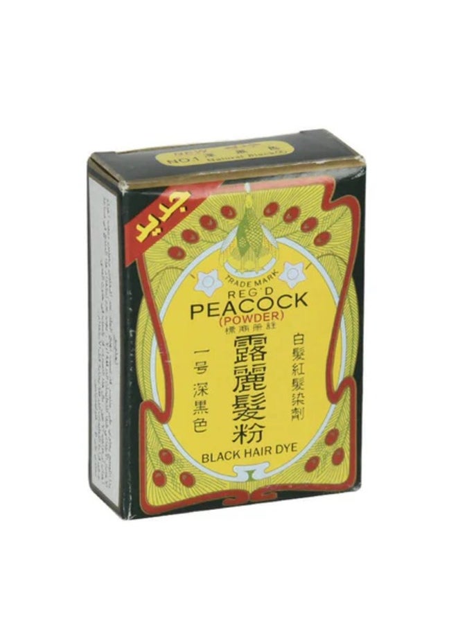 Peacock Peacock Black Hair Powder 6G  - Image 1