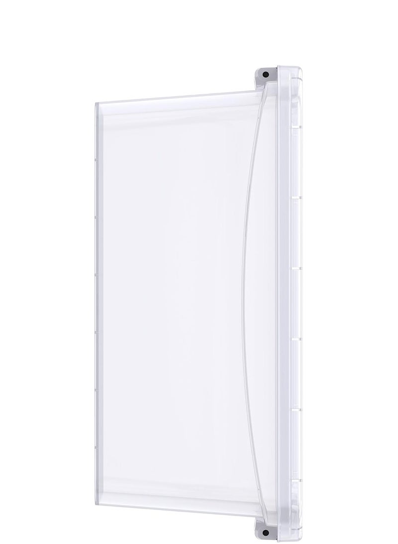 راكسوم صندوق تخزين بلاستيكي شفاف سعة 8 لتر مع غطاء قابل للقفل - Image 3