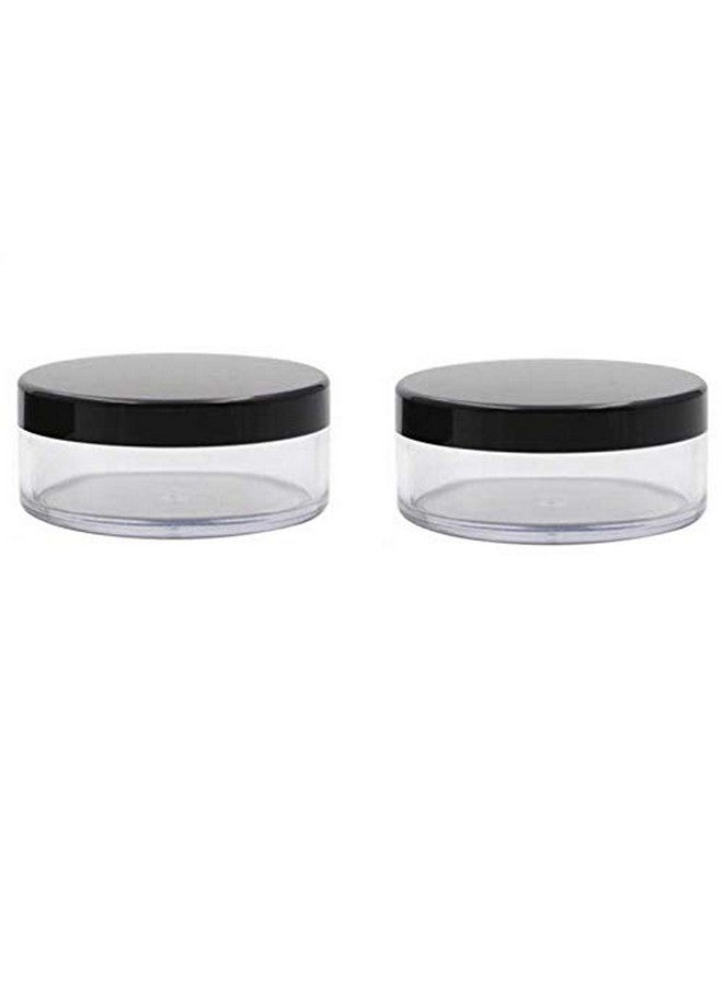 لاسوم قطعتان من علبة بودرة بلاستيكية فارغة سعة 50 مل، حاوية بودرة سائبة محمولة مع منخل وأغطية - Image 1