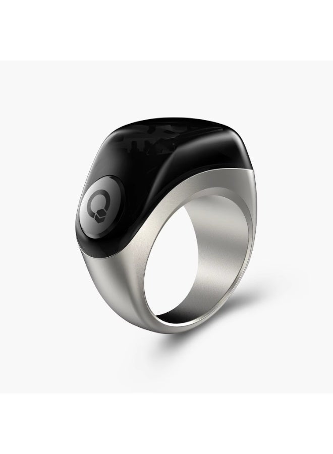 iQIBLA Smart Ring Tasbih Adjustable Replacement Smart Rings First Muslim Counter Metal Smart Zikr Ring - Image 1