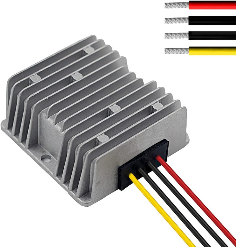 Cocar 12T12-4A Car DC 12V 4A Voltage Stabilizer Surge Protector Power Supply Regulator for Auto Truck Vehicle Boat Solar System etc.(DC10-36V Input, DC12V Output) - Image 1