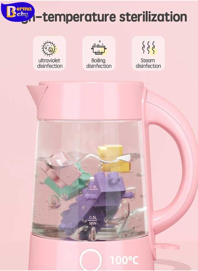 Berma Baby طاولة مكعبات بناء 6 في 1 متعددة الوظائف للأطفال، طاولة مكعبات بناء صغيرة للتنظيم والتعلم، طاولة مكعبات بناء للأطفال مناسبة للأطفال من سن 3 إلى 6 سنوات  - Image 3