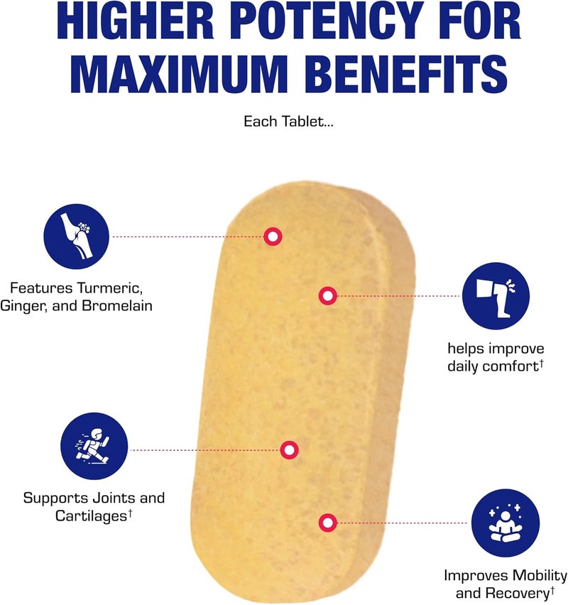 Anabolic Laboratories Pro ENZ Joint Support Supplement Clinical Formula Turmeric Boswellia Supplement for Joint Cartilage Mobility and Comfort Support Plus Eicosanoid Management with Proteolytic Enzymes 120 Servings - Image 5