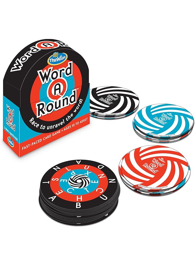 Think Fun Word A Round Game Award Winning Fun Card Game For Age 10 And Up Where You Race To Unravel The Word - Image 1