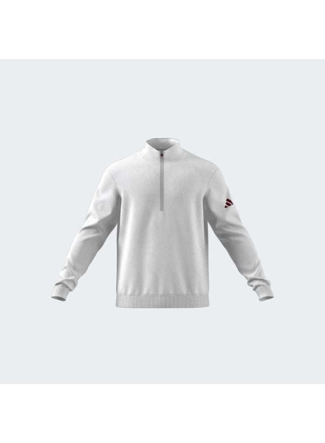 Adidas ألت 1/4 سحاب أبيض - Image 2