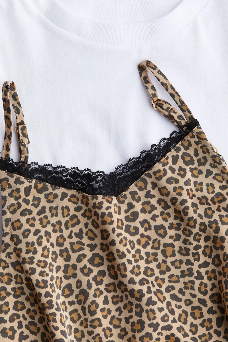 اتش اند ام 2-Piece Top And Dress Set