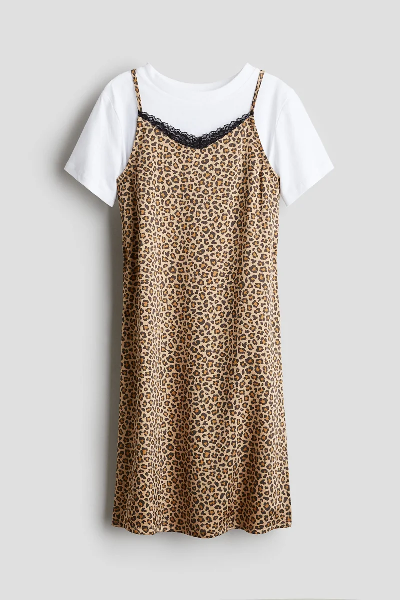اتش اند ام 2-Piece Top And Dress Set