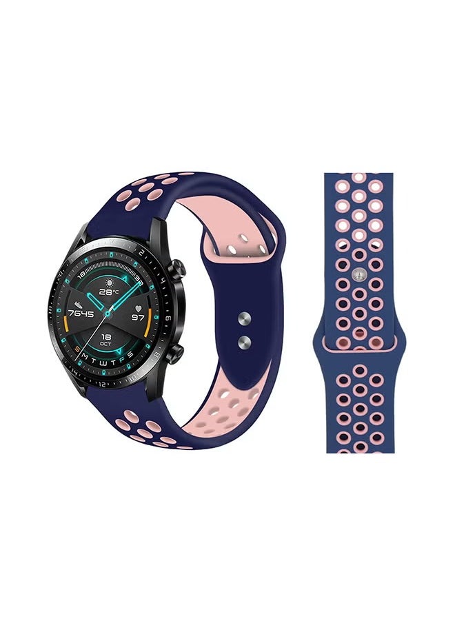 PROMASS - Stylish Replacement Band For Huawei Watch GT/GT 2 46mm Ocear Blue - Image 1