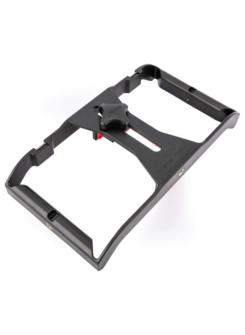 professional Smartphone Video Cage Rig, Handheld Phone Video Filmmaking Vlogging Stabilizer Grip Tripod Mount Fits Most Phones, with Cold Shoe Mounts, 1/4in Screw Holes to Connect LED Lights/Microphones  - Image 4