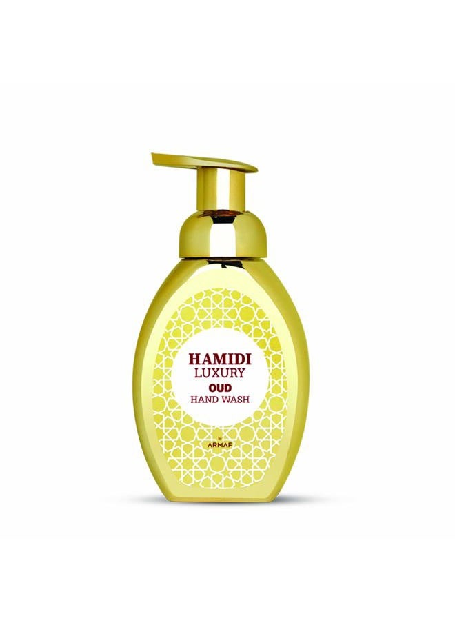 Hamidi Non-Alcoholic Oud 350ML Hand Wash + Fatima 50ML Water Perfume 2 Piece Gift Sets - Image 1
