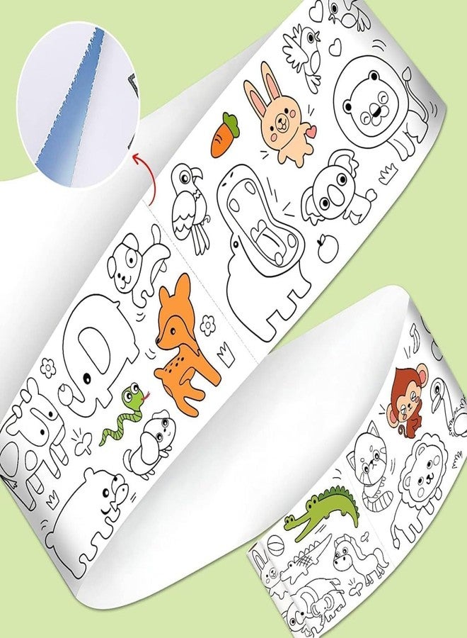 BIRZAR Drawing Paper Roll for Kids, 30 * 300 Cm Large Coloring Poster for Toddlers, Art Paper,Coloring Drawing Paper Roll Best Birthday Gift Kids【 Mix-Design 】 - Image 5