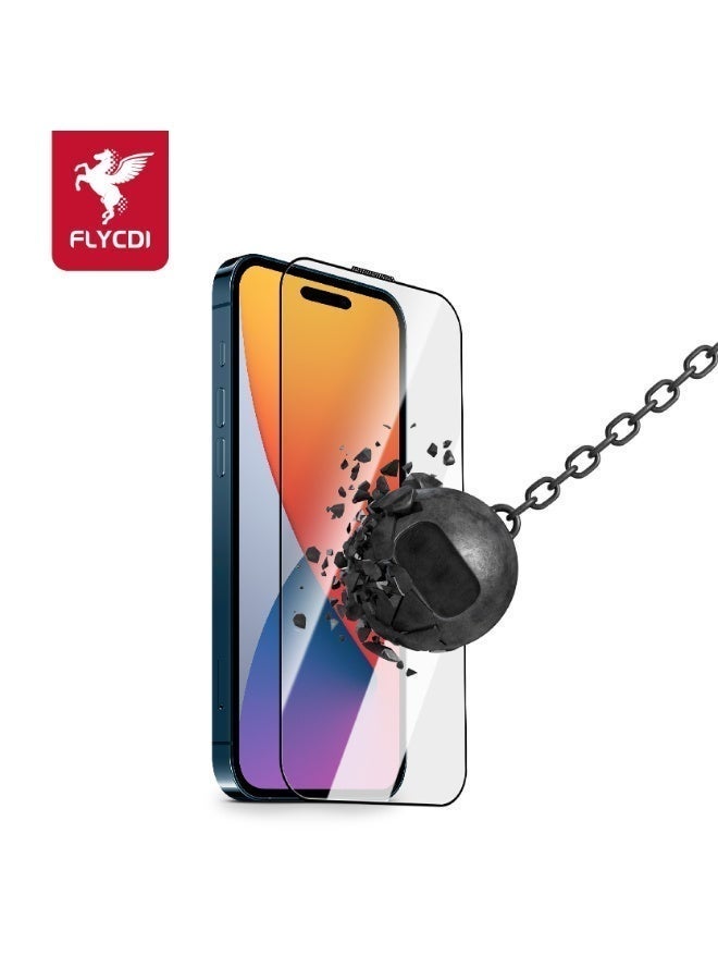 flycdi iPhone 16 Pro Max Tempered Glass – FLYCDI Ultra FHD Anti-Scratch  (5-Pack) - Image 5
