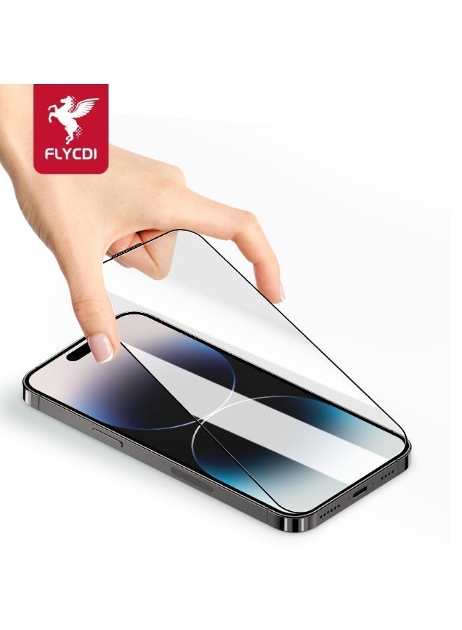 flycdi iPhone 16 Pro Max Tempered Glass – FLYCDI Ultra FHD Anti-Scratch  (5-Pack) - Image 3