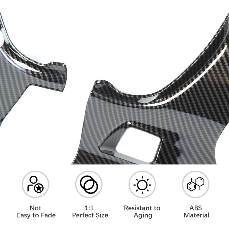 SQQP Carbon Fiber Center Console Dashboard Panel Cover Trim Kit Fit for 2016-2023 Chevrolet Chevy Camaro - Image 2