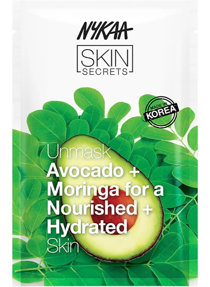 Nykaa Skin Secrets Avocado + Moringa Sheet Mask - Image 1
