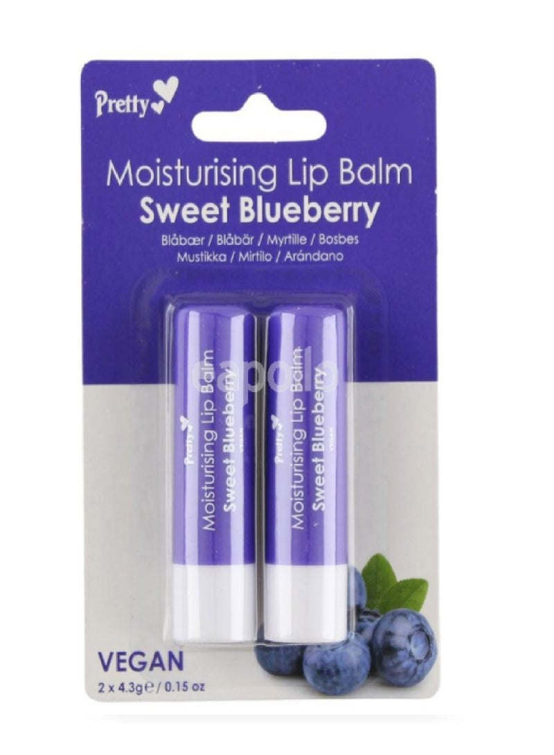 Pretty Moisturising Lip Balm -SWEET BLUEBERRY
