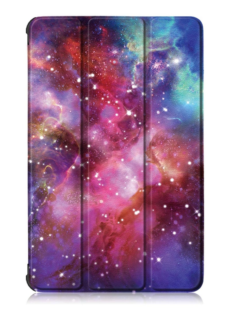 Generic Compatible with Lenovo Tab MFHD Plus TB-X606F Smart Lether Funda Magnetic Folding Stand Tablet Cover for Lenovo M10 Plus Case -Purple  - Image 2