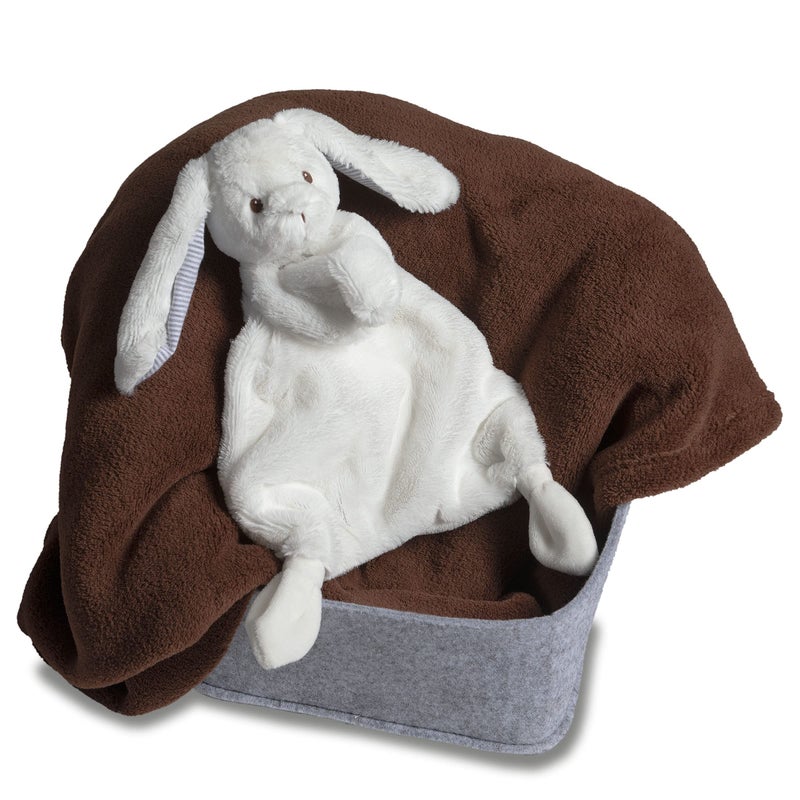 Mary Meyer Lovey Soft Toy, Silky White Bunny, 13" - Image 3