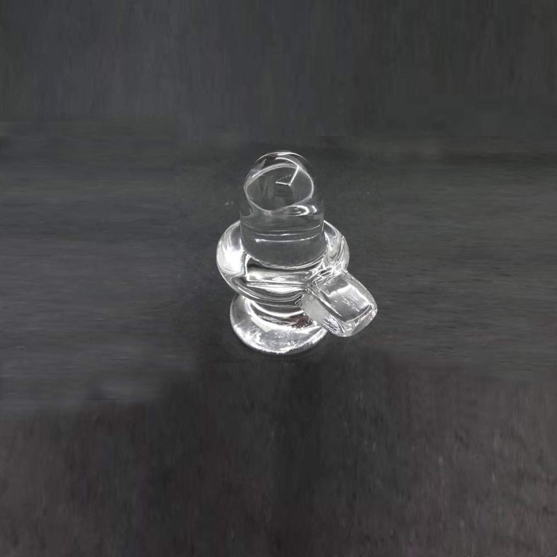 Kuduro Crystal Shiva Lingam Showpiece, Standard, Transparent, 1 Piece - Image 5