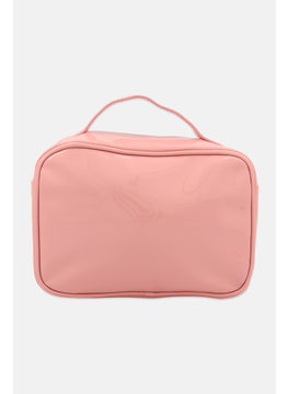 French Connection Women Brand Logo Vanity Bag, Pink  - Image 3