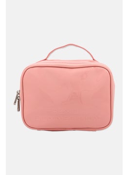 French Connection Women Brand Logo Vanity Bag, Pink  - Image 1