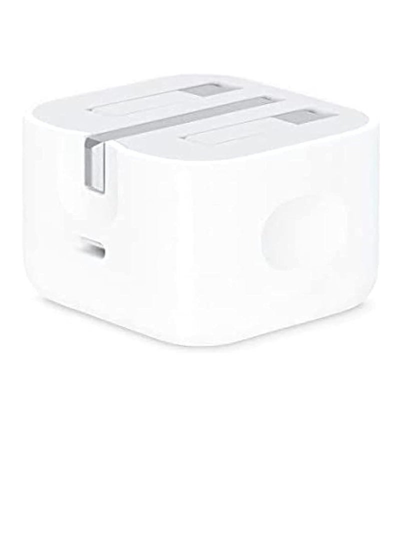20W Type C PD Fast Charger Compatible with iPhone 13/12/11/14 Series, PD Power Adapter Plug Wall Plug Compatible with iPhone 14 13, 13 Pro 12 Pro Max/12 Mini/SE (White)