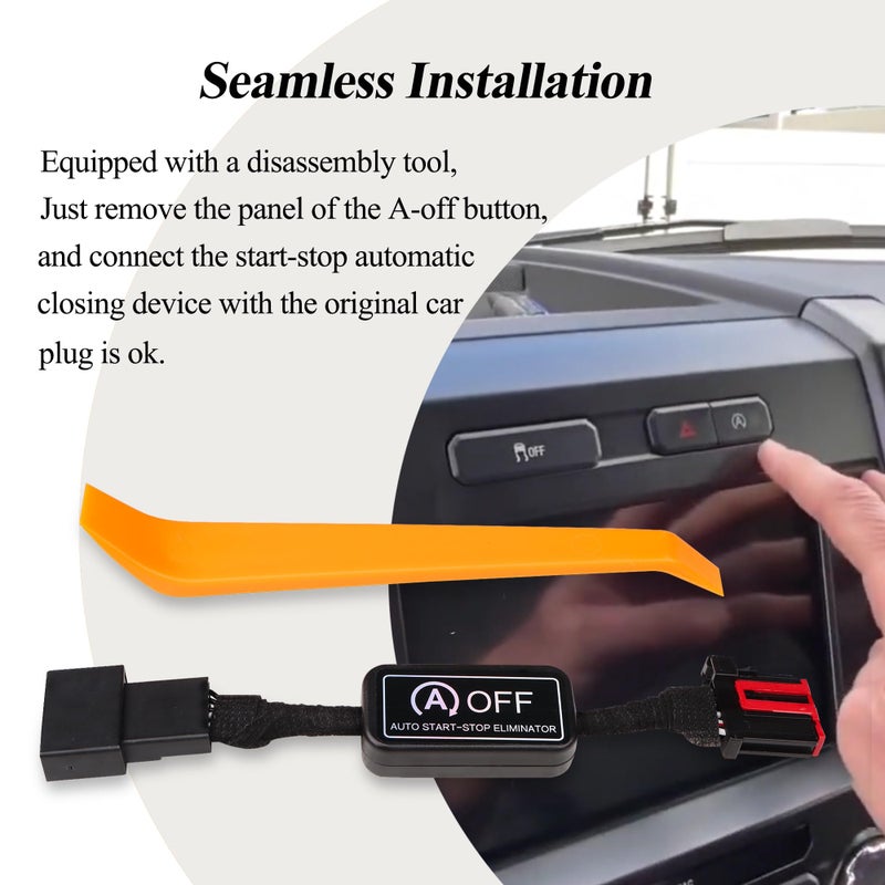 Tectary Auto Start Stop Eliminator Compatible for Ford F150 Accessories 2015-2020, Autostop Eliminator A-Off Idle Engine Delete/Disabler/Canceller Harness, Easy-Install - Image 5
