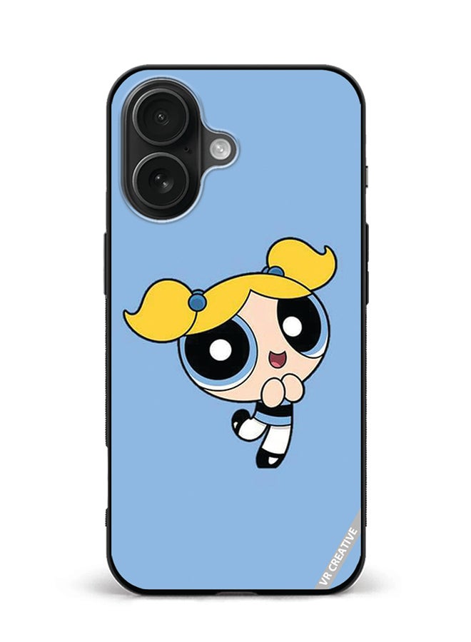 VR CREATIVE Protective Case Cover For Apple iPhone 16 Plus Bubbles Powerpuff Girls Design Multicolour