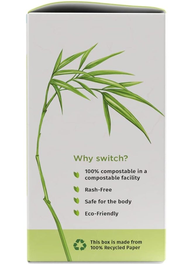 Pack Of 10 Biodegradable Sanitary Pads Regular