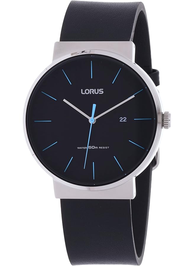 لوراس ساعة رجالية أوربان بسوار جلدي Rh981Kx9 - Image 1