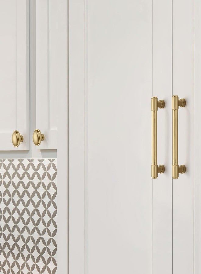 CABDM 10 Pack 3 3/4"(96mm) Champagne Bronze Cabinet Pulls Gold Drawer Pulls Kitchen Cabinet Hardware Champagne Brass Kitchen Handles for Cabinets Cupboard Handles Drawer Handles - Image 3