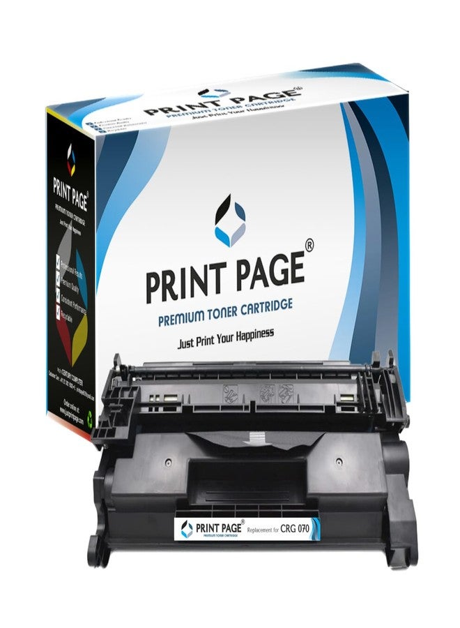 Print Page CRG 070 Toner Cartridge (Print 3000 Pages) Compatible for Printers LBP247dw, LBP244, LBP241, LBP243dw, LBP246dw, MF461dw, MF463dw, MF467dw, MF465dw (1 pcs) - Image 1