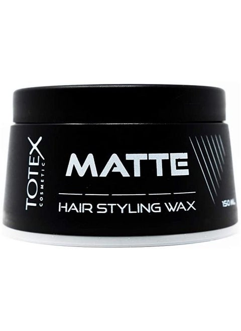 Totex Hair Men Styling Matte Cream Hair Wax Texture Matte Natural Matte Look Finish Hair Defining Paste Matte Wax 150 ml