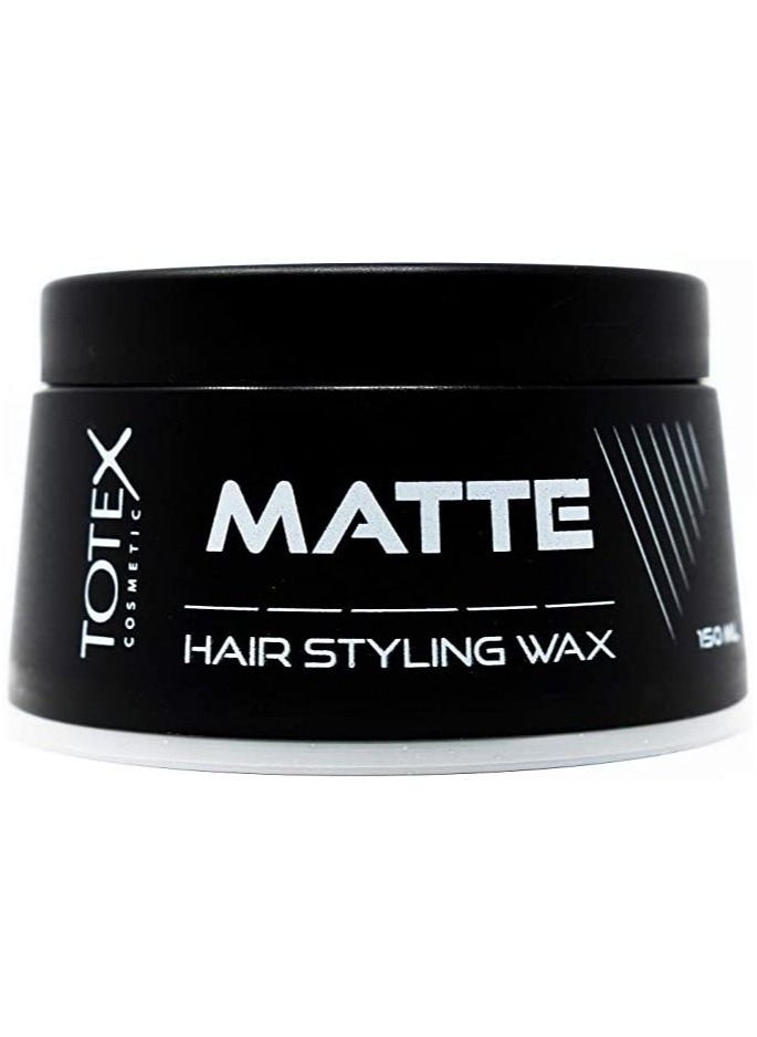 Totex Hair Men Styling Matte Cream Hair Wax Texture Matte Natural Matte Look Finish Hair Defining Paste Matte Wax 150 ml