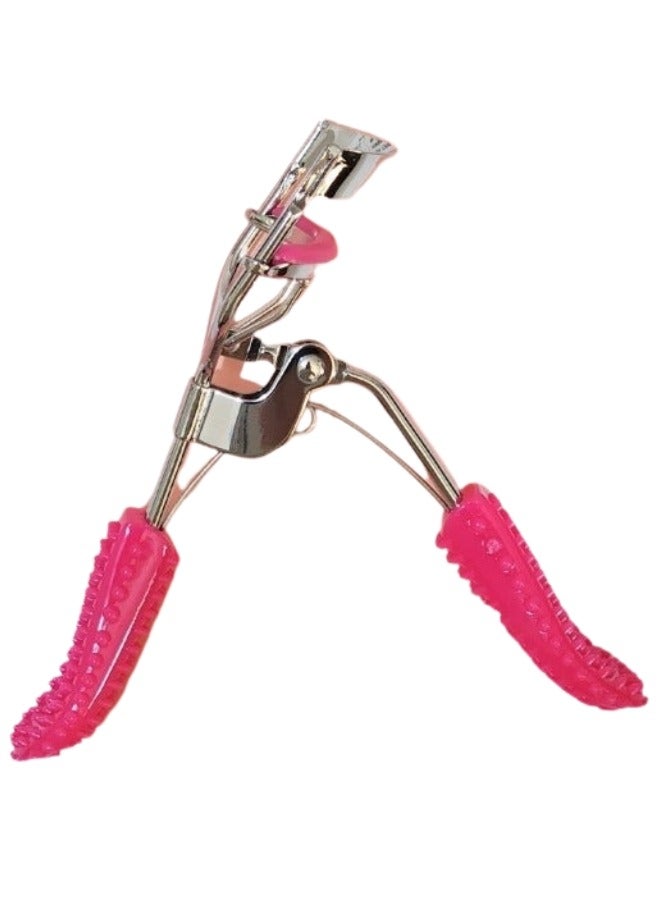 Eyelash Curler, No Squeezing or Pulling, Long Lasting Eyelash Curler Fits All Eye Shapes, Professional Eyelash Makeup Tool (Fuchsia) - Image 1